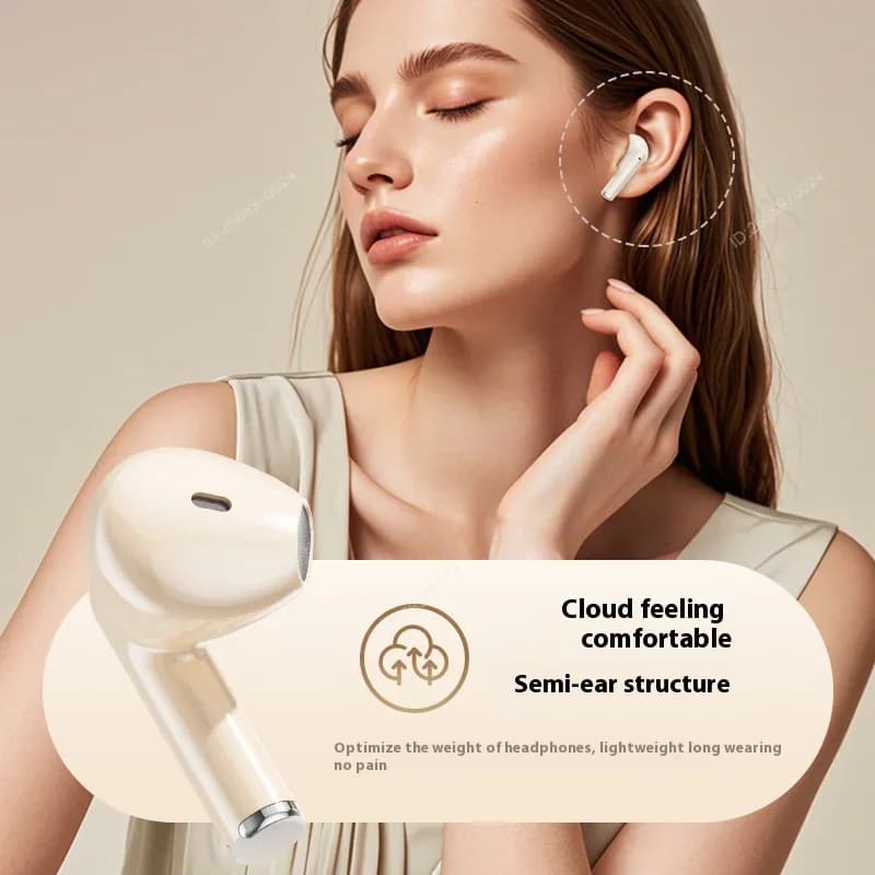 سماعات أذن لاسلكية حقيقية داخل الأذن تصميم أنيق ملائم مريح صوت فاخر سماعات ألعاب رياضية - 6