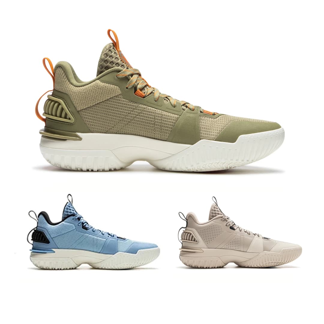 Li-Ning Men's BAD5 STORM 2024 WNTR Outdoor Basketball Shoes LIGHT FOAM PLUS Cushion TUFF OS Wearable LiNing Sneakers ABFU051 - 2