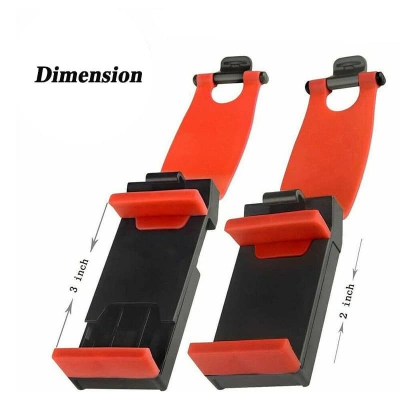 Car Steering Wheel Phone Holder Universal Cell phone Stand  Car Steering Wheel Bike Clip Mount Holder - 5