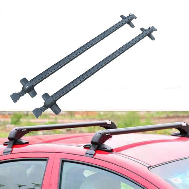 2Pcs Car Roof Rack Cross Bar Anti-Theft Lockable Bars with Keys Aluminum Alloy Universal Car Rack Luggage Carrier - 4