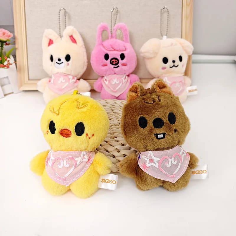 Skzoo Kpop Cartoon Stuffed Animal Plush Doll Toys Kawaii JYP Adult KZ Fans Keychain Pendant Kid Gift Soft Stay Plush - 2