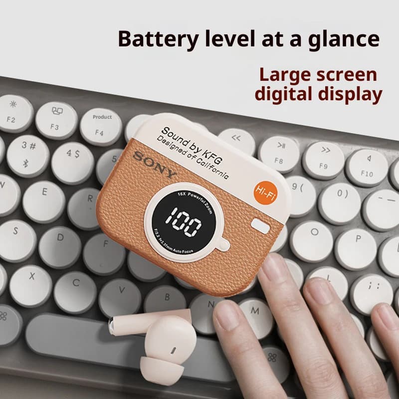 سوني X73 سماعات بلوتوث لاسلكية، سماعات رياضية TWS، سماعات أذن ستيريو HiFi داخل الأذن سماعة رأس ألعاب مع مايك - 5