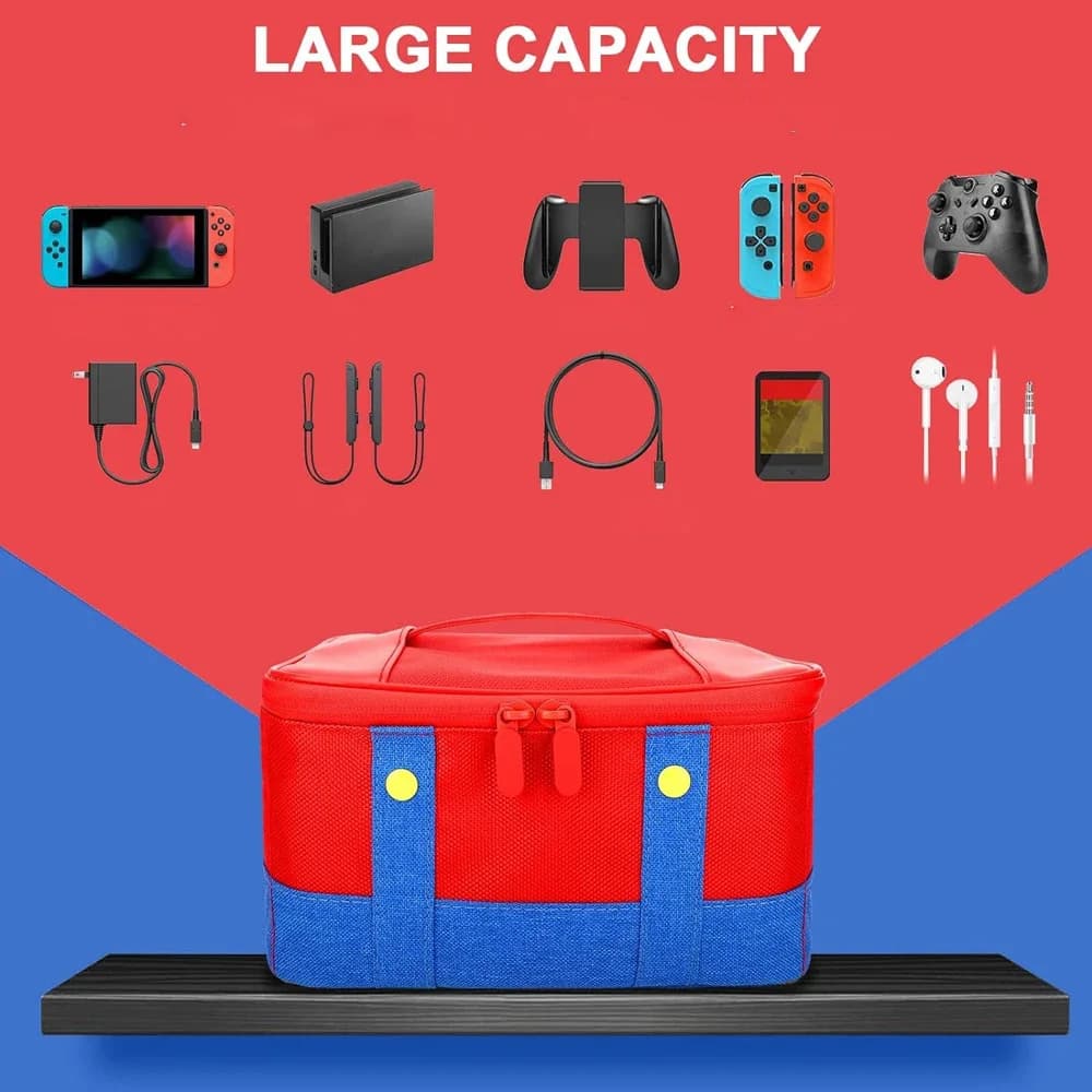 Portable Carrying Case Bag for Nintendo Switch/OLED/Lite Protective Case Storage Box For NS Switch Pro Controller Accessories - 6
