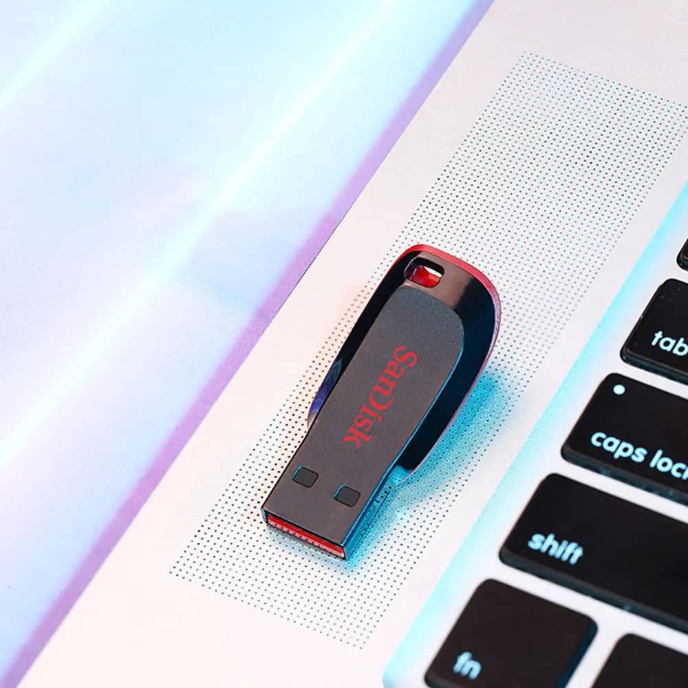 100% أصلي SanDisk محرك أقراص فلاش USB سعة 64 جيجابايت 32 جيجابايت قرص USB 16 جيجابايت USB2.0 قلم تخزين مصغر لأجهزة الكمبيوتر - 3