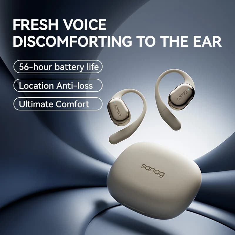 Sanag C16S Open Ear OWS Wireless Earphones Bluetooth 5.4 Air Conduction Headphones HiFi Sound 56Hours Playtime Waterproof TWS - 2