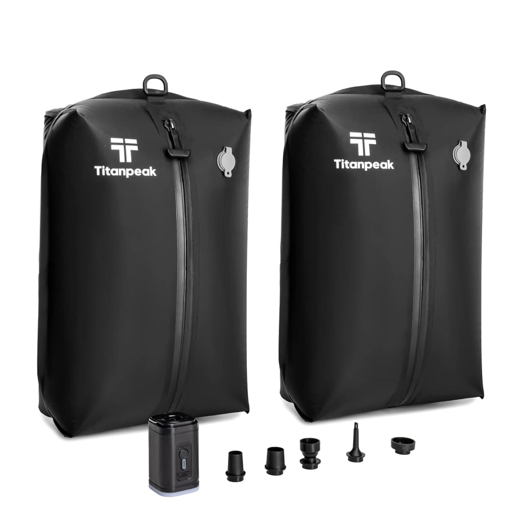 Vacuum Bags for Travel Luggage with Pump (DOUBLE CLICK TO START）,Reusable Space Saver Waterproof Compression Bags for Suitcase
