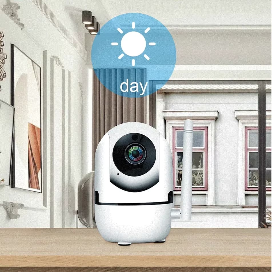 كاميرا Wifi IP للمنزل الذكي، تتبع تلقائي بدقة 1620P، رؤية ليلية كاملة، شبكة لاسلكية، كاميرا أمان للرضع بتقنية CCTV - 3