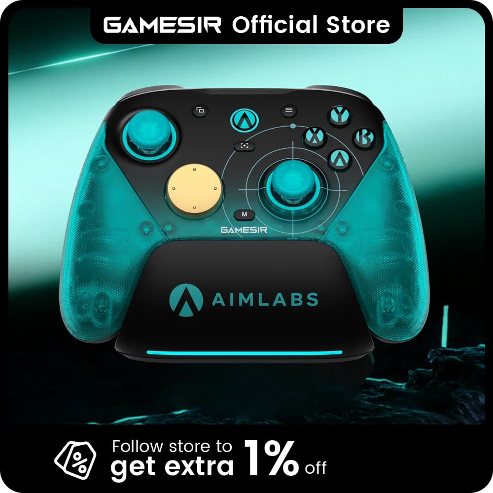 GameSir G7 Pro 8K Aimlabs Edition Wireless Switch Controller 8000Hz Polling Rate Gamepad, TMR Gen-2 Joystick Hall Effect Trigger