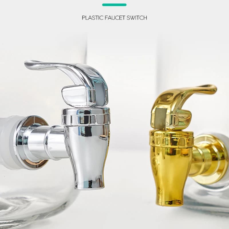 صنبور بلاستيك مع فلتر لزجاجة النبيذ الزجاجية، برميل نبيذ، موزع مياه، صنبور تبديل، خزان خاص