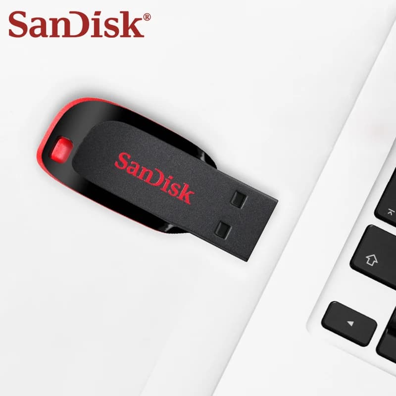 SanDisk USB2.0 FAT32 Cruzer CZ50 Flash Drive Compact Encrypted Flash Memory Stick USB2.0 PenDrive for Desktop Laptop - 2