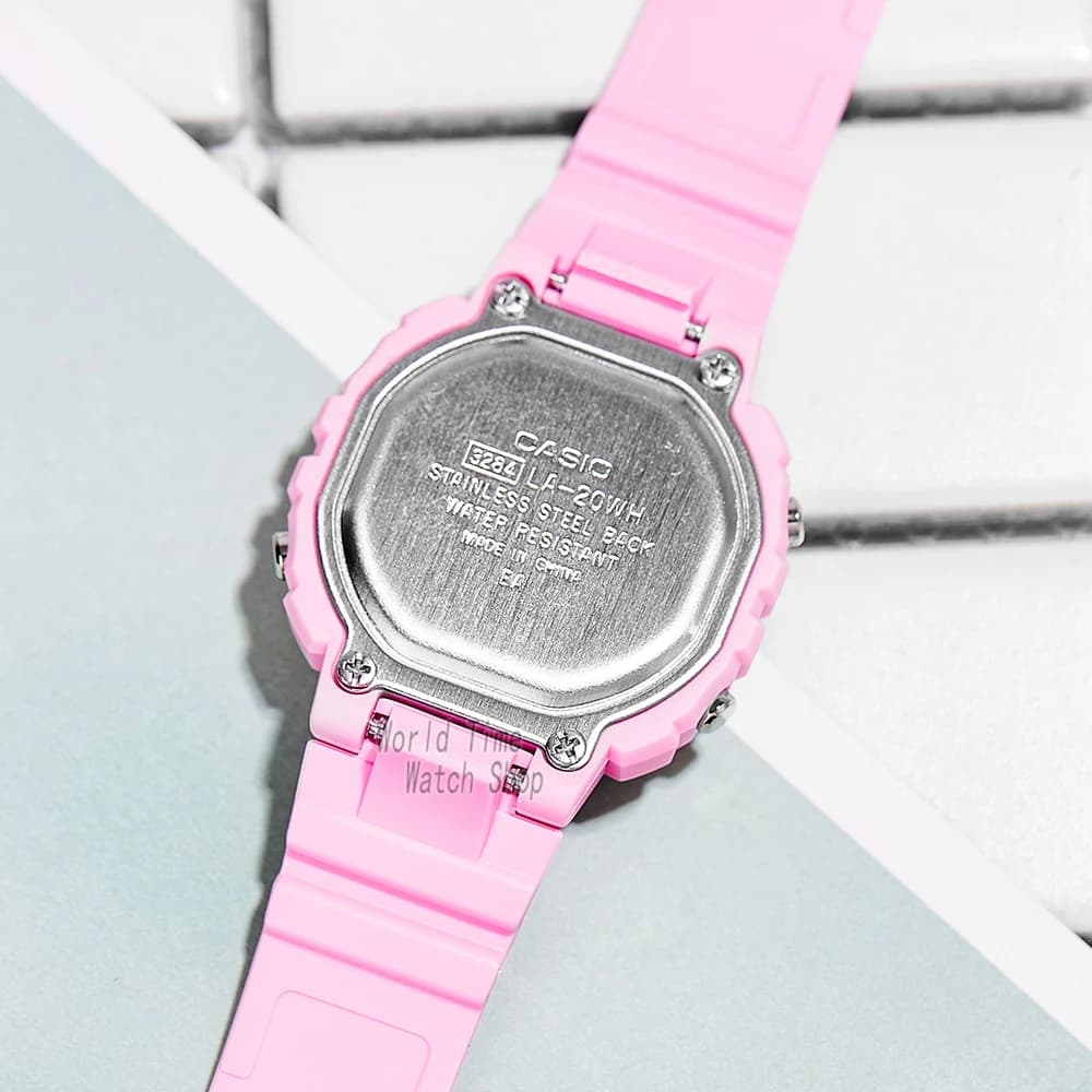 Casio Women's Watch Bright Colors Fashionable Simple Design LA-20WH Series - 4