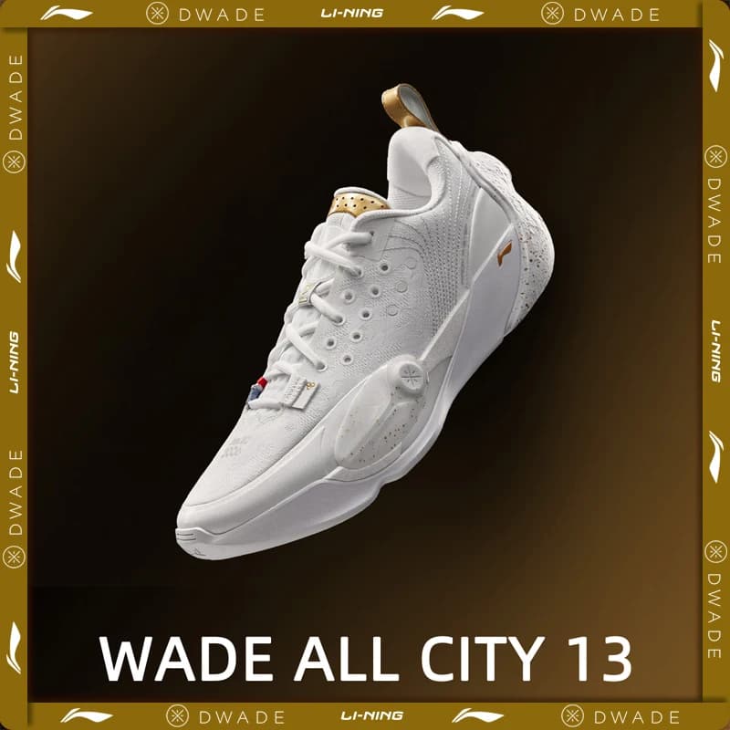 أحذية كرة سلة لي نينغ للرجال WADE ALL CITY 13 احترافية BOOM  وسادة قابلة للارتداء مقاومة للانزلاق أحذية رياضية ثابتة من LiNing ABAV017