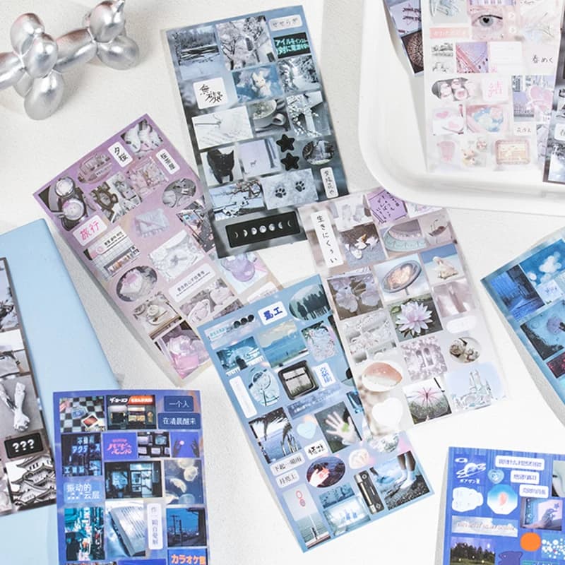 20Sheets/Bag Sticker Pack INS Style Die-Cut Sticker Pack Handbook Stationery DIY Handmade & Scrapbook Diary Decorative Sticker - 3