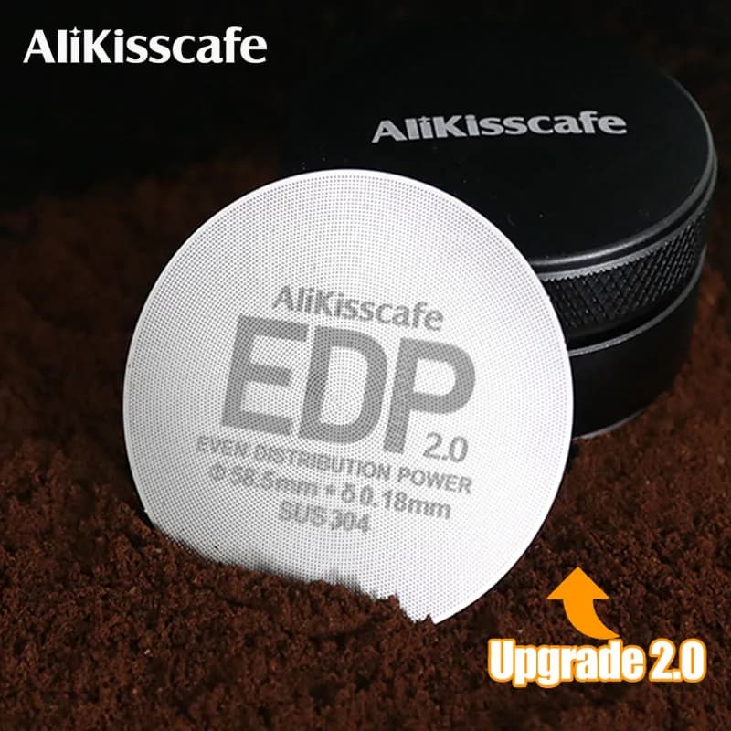 فلتر شاشة Puck إسبريسو Alikisscafe 51mm 53.5mm 58.5mm 57mm لملحق بورتافيلتر Delonghi Breville أدوات الباريستا ملحقات القهوة