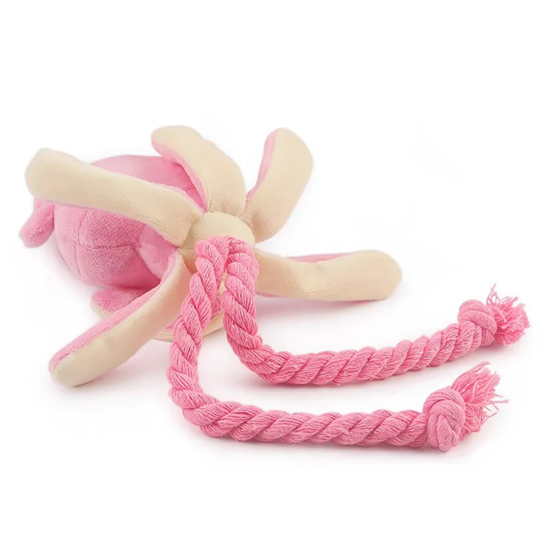 Supet Pet Octopus Plush Rope Toy Is Bite-resistant, Fun and Interactive, Suitable for Indoor and Outdoor Use - 6