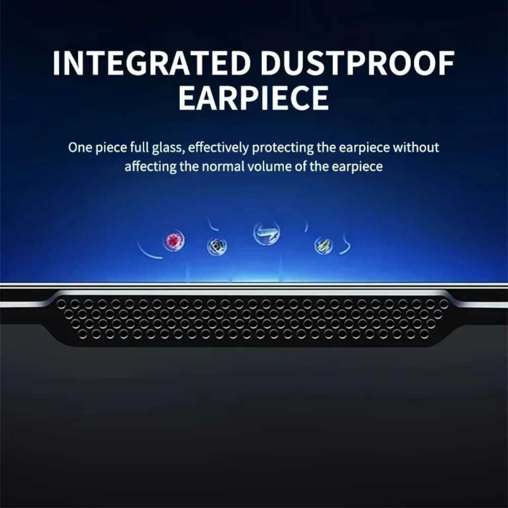 1-5PCS Easy Install HD Screen Protector For iPhone 17 Pro Max 15 16 13 11 14 16e 12 Mini XR X Xs 7 8 Plus Air Tempered Glass - 3