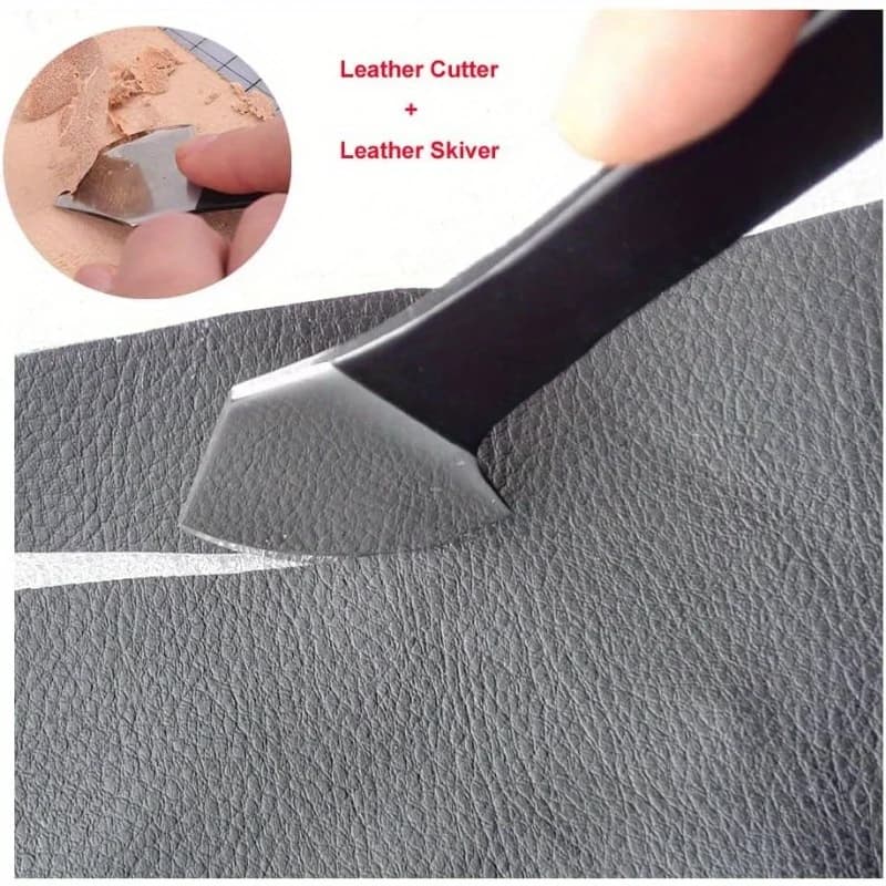سكين قطع جلد حرفي بيد حادة لأعمال الجلود اليدوية وأدوات الحرف اليدوية