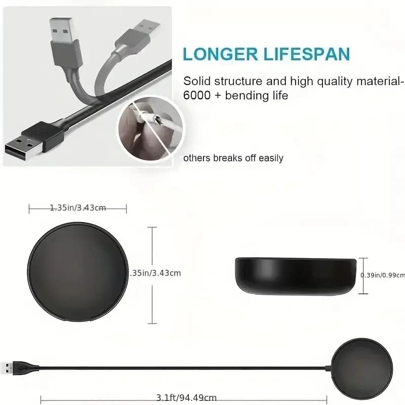 Magnetic Watch Wireless Charger For Samsung Galaxy Watch 8/7/6/5pro/5/4/3 Active 2 Portable USB Cable Fast Charging Dock Station - 6
