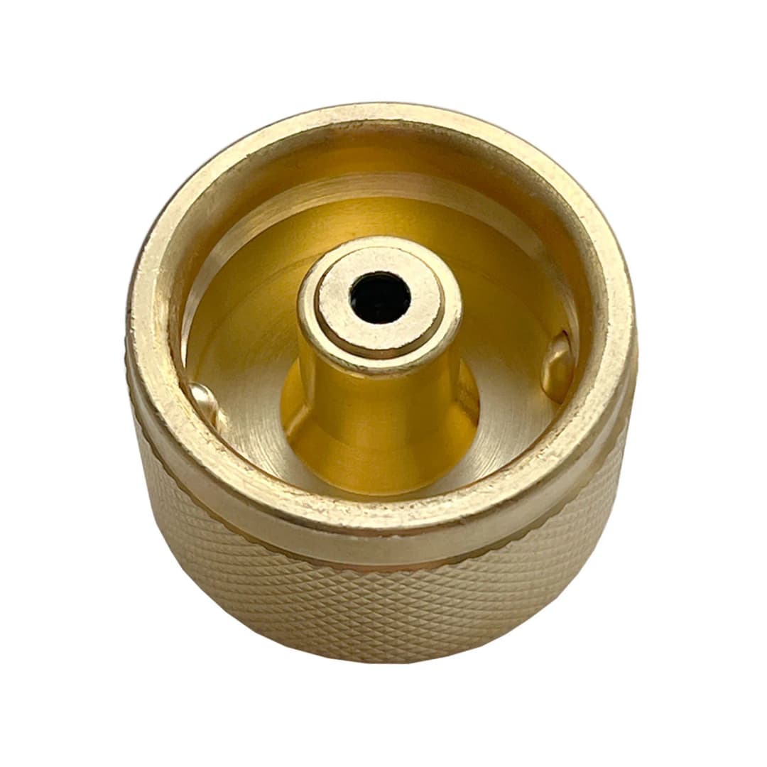 Easy Clic System with Threaded Gas Canister Adapter Campingaz Gas Cooker Convert to LIndal Valve