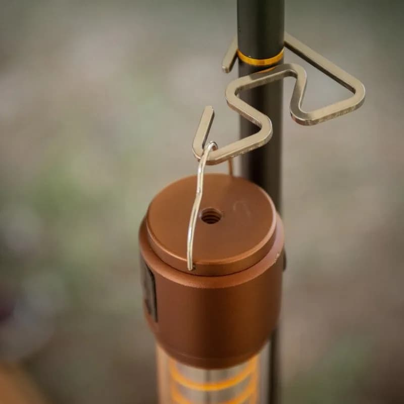 خطاف تخييم دائري من الفولاذ المقاوم للصدأ، أدوات خفيفة ومتعددة الوظائف للمشي لمسافات طويلة والسفر - 6