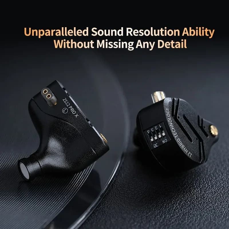 سماعات KZ ZS12 PRO X معدنية 1DD+5BA هاي فاي هجين باس داخل الأذن مراقب سماعات موسيقى رياضية عزل الضوضاء سماعة وصول جديد - 6