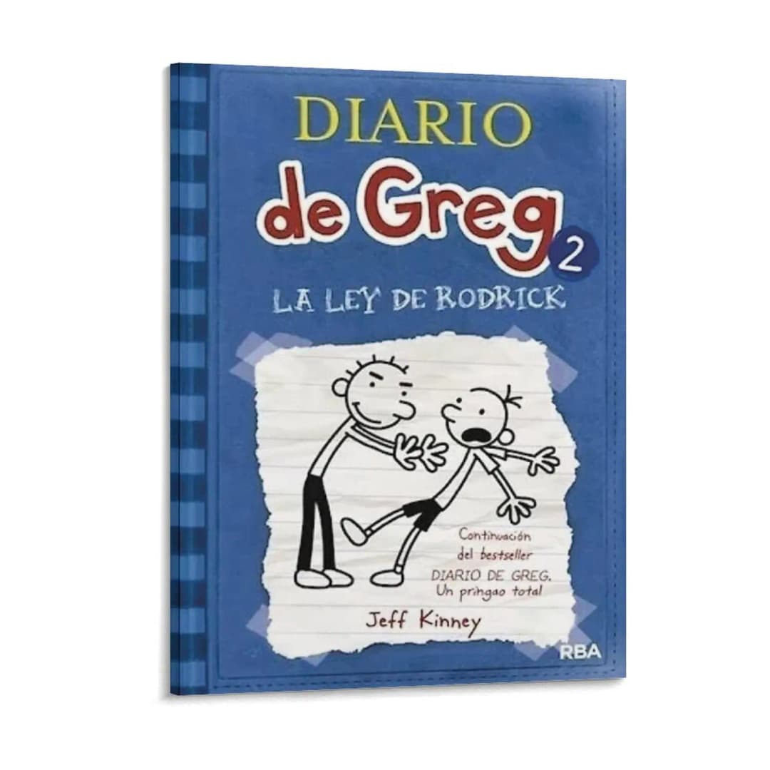Greg's Diary Double or Nothing Official greg Heffley Diary Of A  Wimpy Kid Group Printing Cave Sign Poster