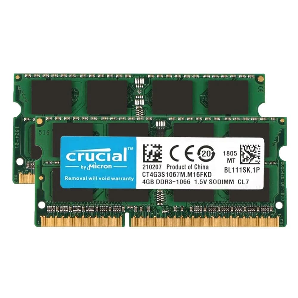 Crucial Notebook DDR3 RAM DDR3L 4GB 8GB SODIMM 1333 1666MHz 204Pin 1.35V/1.5V RAM PC3-10600 12800 FOR Laptop - 3