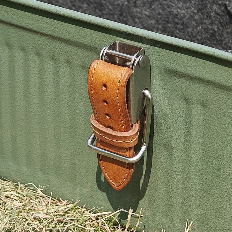 لستانلي علب الاغذية 9.4L اكسسوارات مجموعة مقبض غطاء جلد البقر خفيفة سبائك الألومنيوم الجدول العلوي رف معلق ورأى بطانة - 4