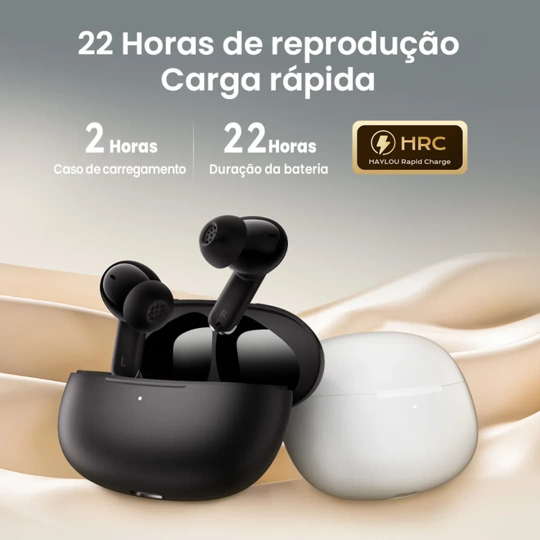 HAYLOU HQ5 ANC Wireless Earphones Bluetooth 6.0 Noise Cancelling Sports Earphones with 4 Microphones ENC Call Feature - 4