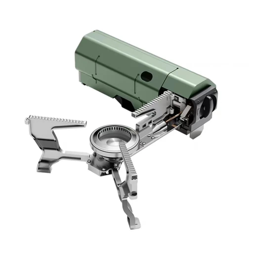 موقد غاز محمول للتخييم 2670 واط، قابل للطي، مثالي للطهي والتسخين أثناء النزهات والسفر