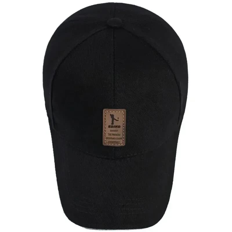 Summer Women Men Structured Baseball Cap Solid Cotton Adjustable Snapback Sunhat Outdoor Sports Hip Hop Baseball Hat Casquette - 4