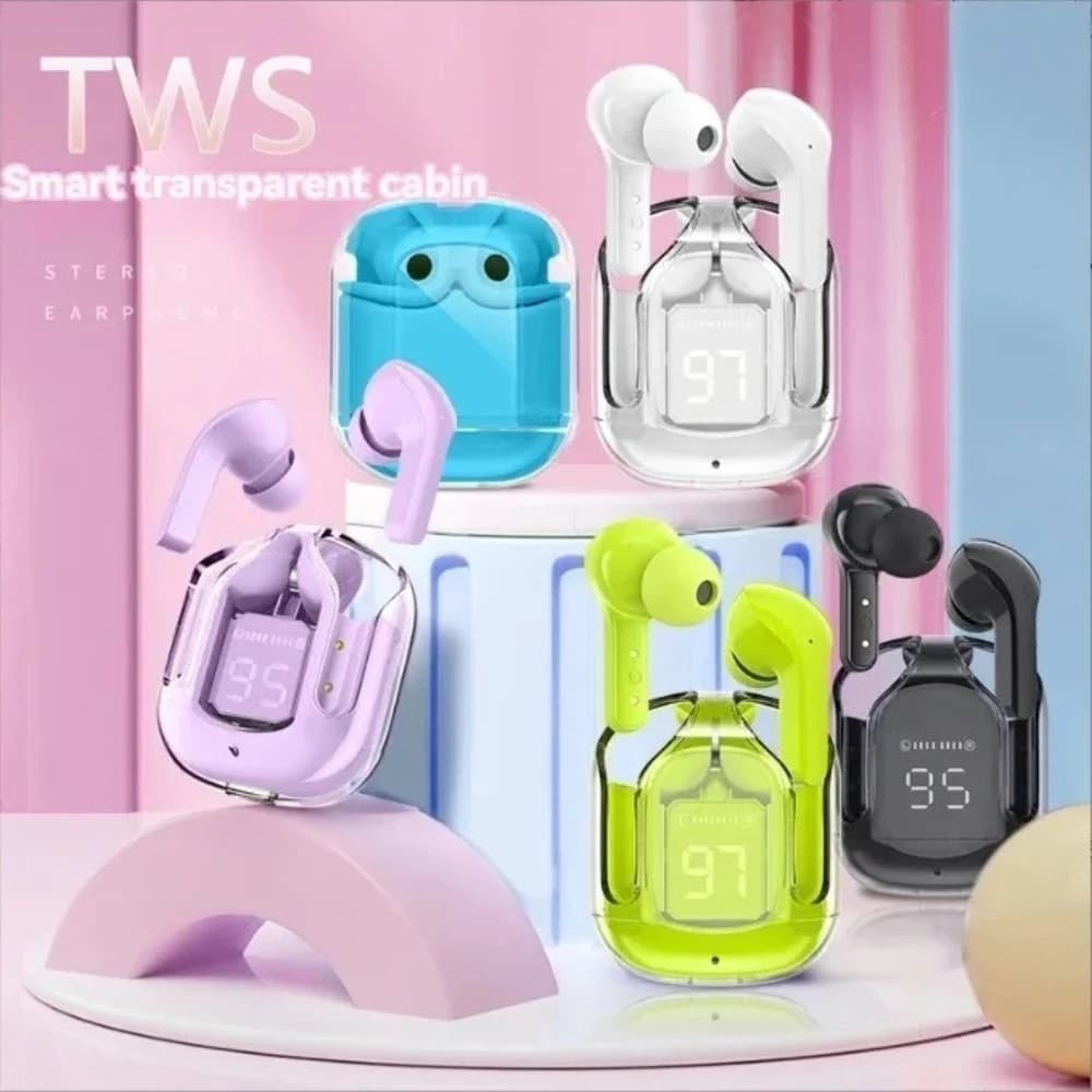 T6 TWS Earbuds Wireless Bluetooth 5.0 Sport Gaming Headsets Noise Reduction Mic Stereo Headphones With LED Power Digital Display - 2