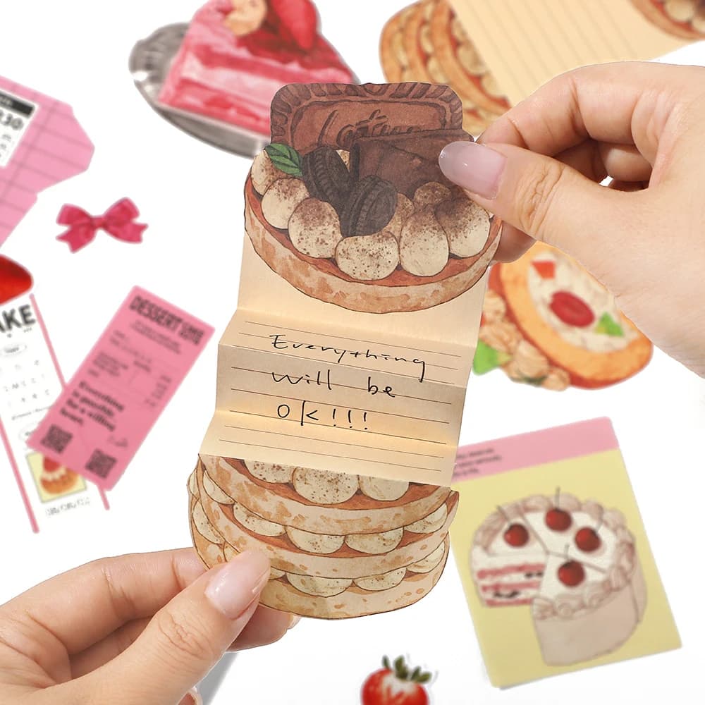 20 قطعة من سلسلة المتجر الطازج حزمة مواد الطعام والقهوة DIY كتيب القصاصات لوازم القرطاسية الجمالية - 5