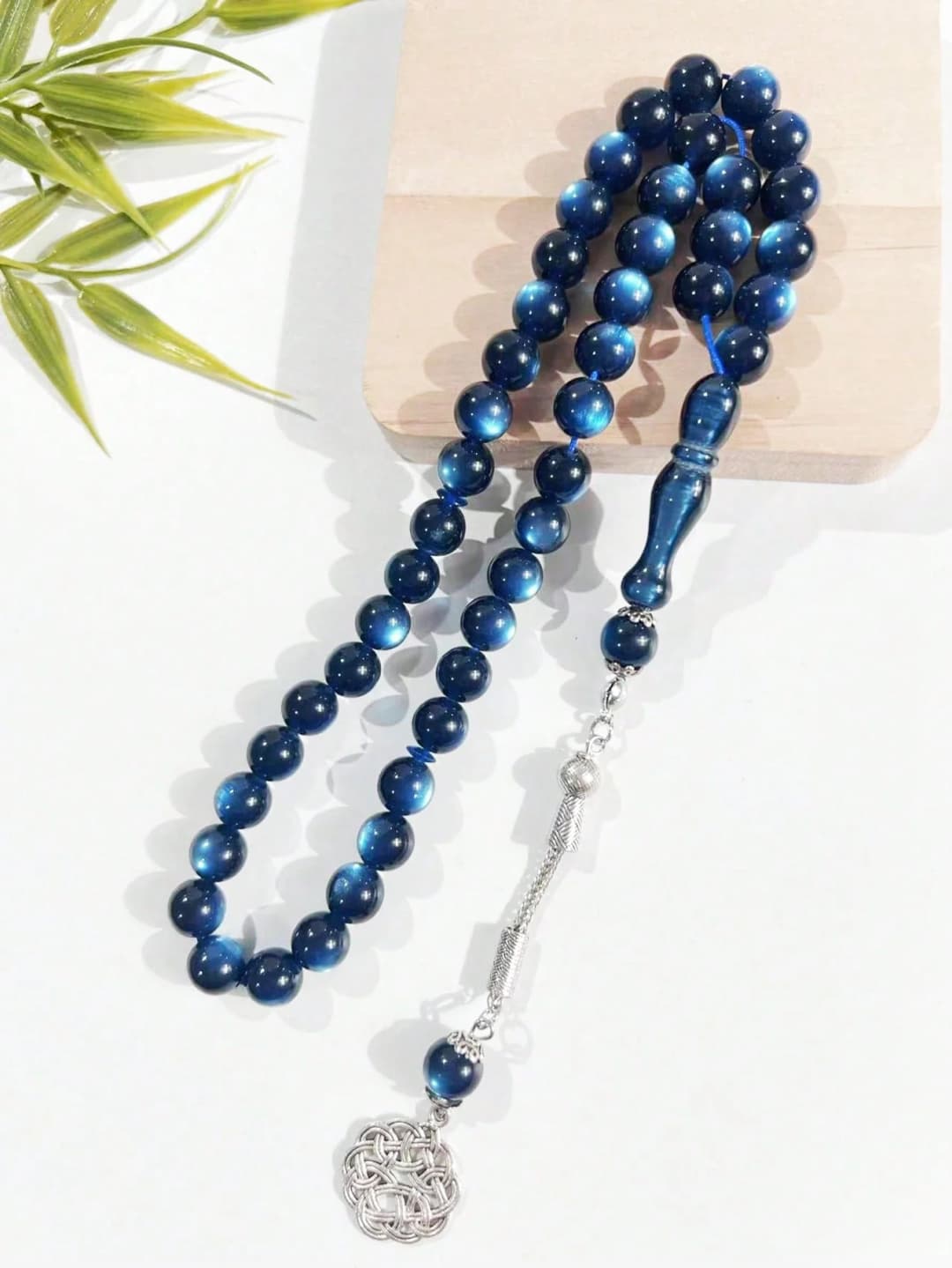 45 قطعة/مجموعة خرز صلاة بحلقة واحدة 10 ملم، مصممة للطقوس الدينية في الشرق الأوسط والعربية - 2