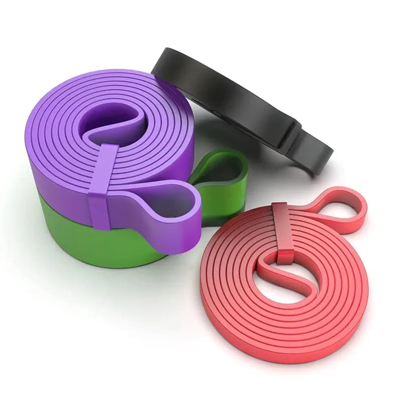 Heavy Duty Resistance Band Set Latex Elastic Bands for Pilates Workout Fitness Pull up Assist Training Body Shape Exercise - 2