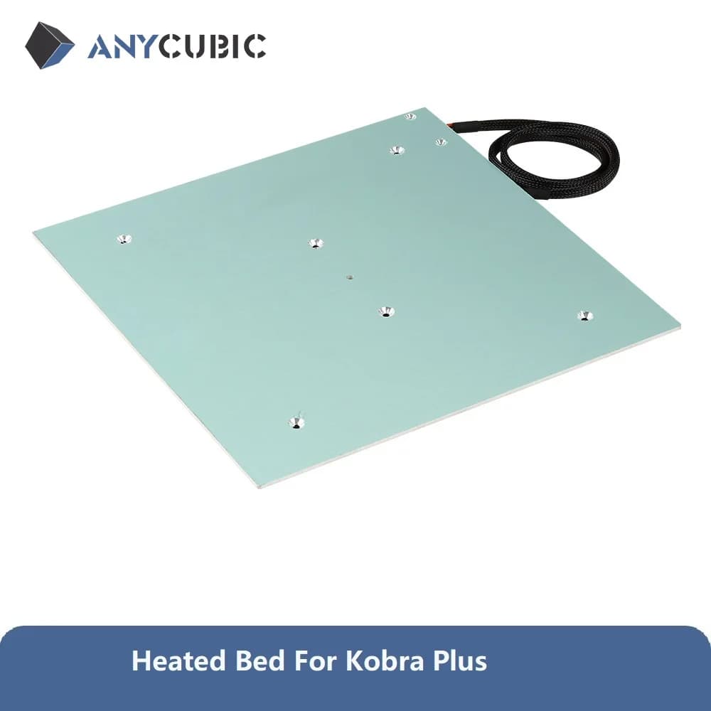 إكسسوار طابعة ثلاثية الأبعاد من ANYCUBIC، ورقة ساخنة متوافقة مع طابعات Vyper، Kobra، Kobra Plus، Kobra 2 Max