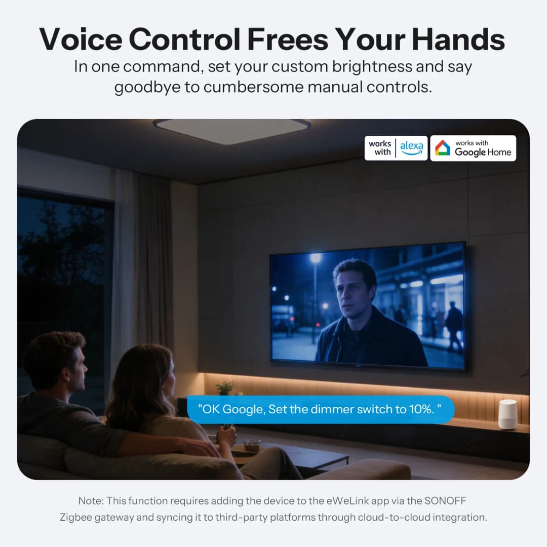 سونوف ميني-زد بي دي آي إم ميني إكستريم مفتاح دايمر زيجبي توافق أوسع مع المصابيح مراقبة الطاقة في الوقت الفعلي خفت إضاءة دقيق وسلس - 5