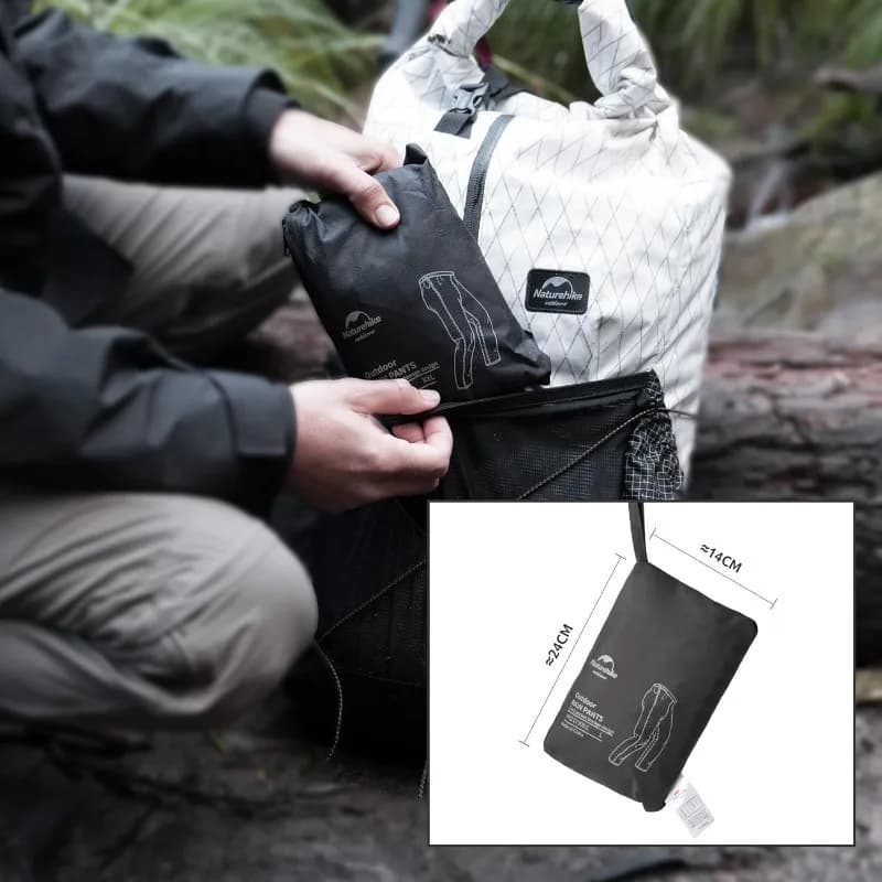 Naturehike Rainproof Pants Hiking Outdoor Waterproof Pants Ultralight Portable Camping Sports Quick Dry Breathable Pants - 5