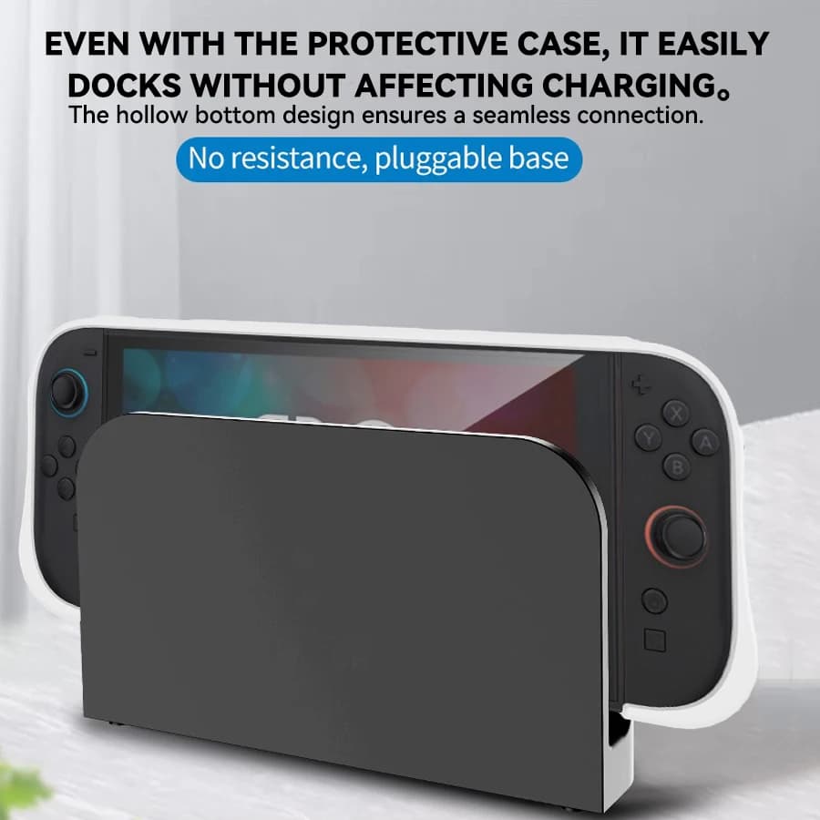 حافظة حماية مطورة لجهاز 2025 Switch 2، غلاف TPU مريح وعملي، حافظة حماية محمولة لجهاز NS Switch 2، ملحقات الألعاب - 4