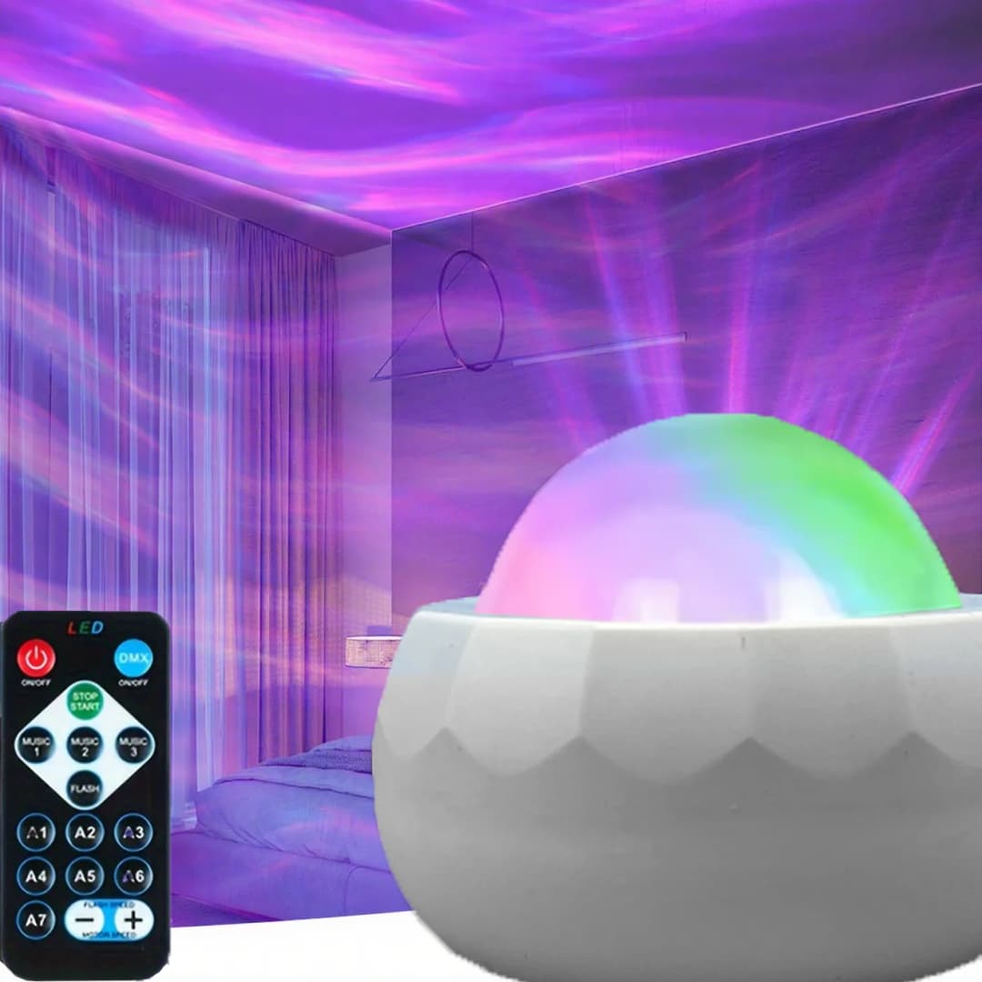 Galaxy Starry Sky Projector Light LED Night Light Remote Control 7 Modes USB Plug-in for Kids Room Party Decor Gift Auto Rotate - 2