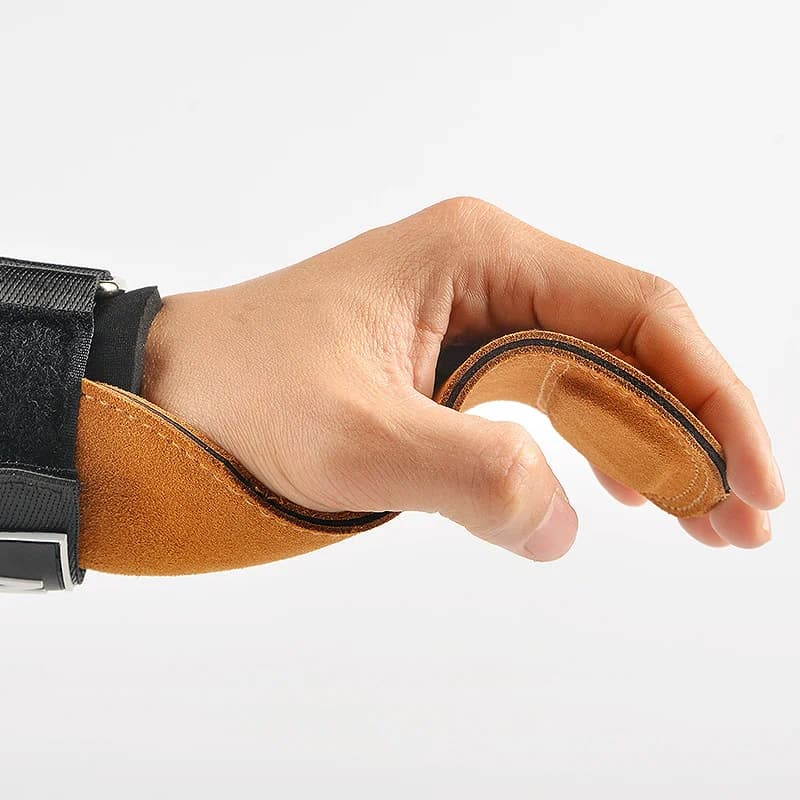 1Pair Gym Pull-Up Grip Strap Wrist Straps Anti-Slip Weight Power Belt Lifting Pads Deadlift Workout Palm Protection Gloves - 4