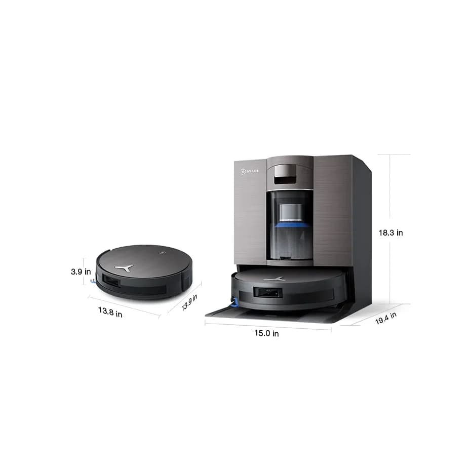 ECOVACS DEEBOT X11 Cyclone Robot Vacuum PowerBoost Charging 19500Pa  Suction Bagless OMNICYCLONE Station Chinese Version - 6