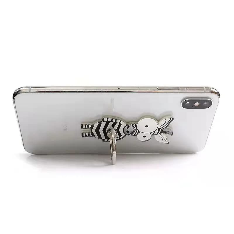 حامل هاتف محمول عالمي 360 درجة، حامل حلقة إصبع، حامل هاتف، حامل مكتب، خطاف سيارة - 3