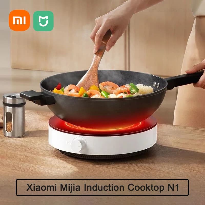 موقد حثي من Xiaomi Mijia N1، 6 مستويات ضبط الحرارة، 8 حماية أمان، مواقد حث كهربائية للمطبخ، بقوة 2100 واط، 220 فولت