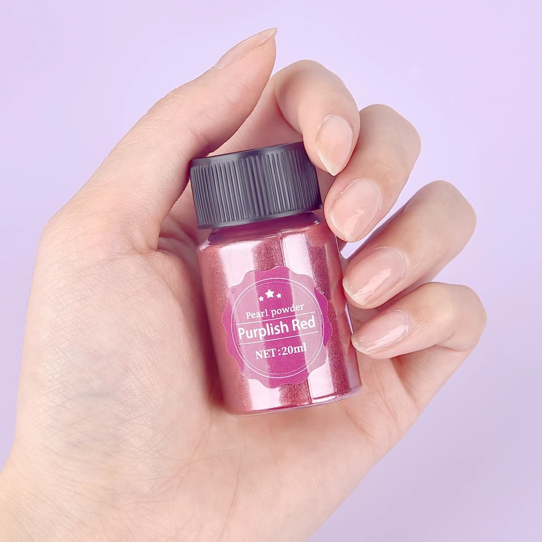 20 مل مسحوق ميكا بيرليسنت لراتنج الإيبوكسي، صبغة لؤلؤ طبيعية، مسحوق ميكا معدني لصنع المجوهرات والحرف والشموع يدويًا - 5