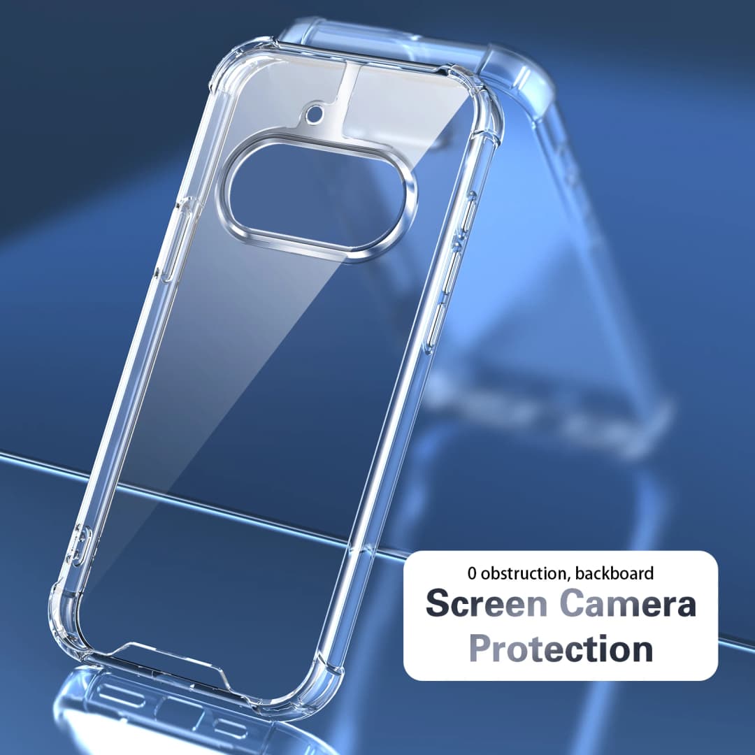 Nothing Phone 3A A059 Case Air Cushion Shockproof Silicon Bumper Clear Airbag Back Cover Hard Phone Case for Nothing Phone 3A 5G - 2