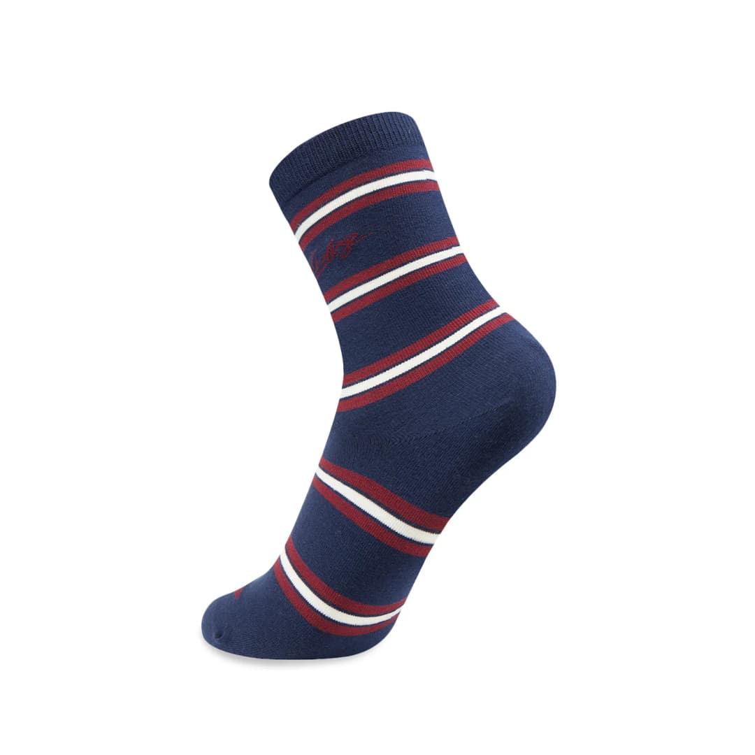 لي-نينغ جوارب رياضية للجنسين 3 أزواج مضادة للبكتيريا 59.3% قطن 36.9% بوليستر 3.8% إيلاستين للرجال والنساء AWTV125 - 5