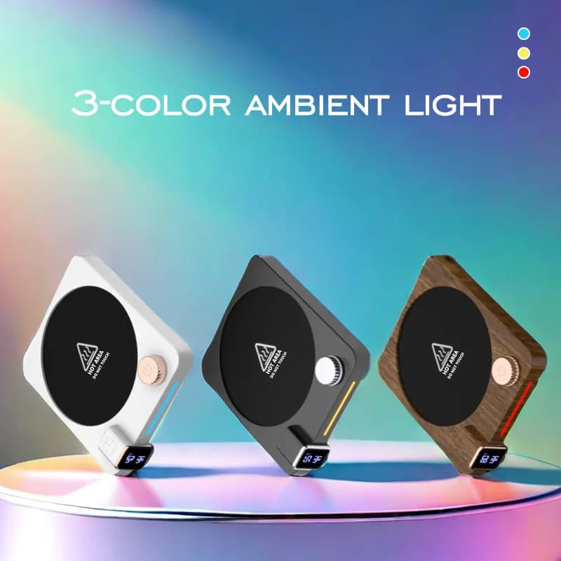 حصيرة كوب ثيرموستات جديدة 2025 حصيرة تسخين القهوة تسخين سريع مؤقت تحكم بمقبض 9 سرعات هدية منزلية للسكن الجامعي - 3