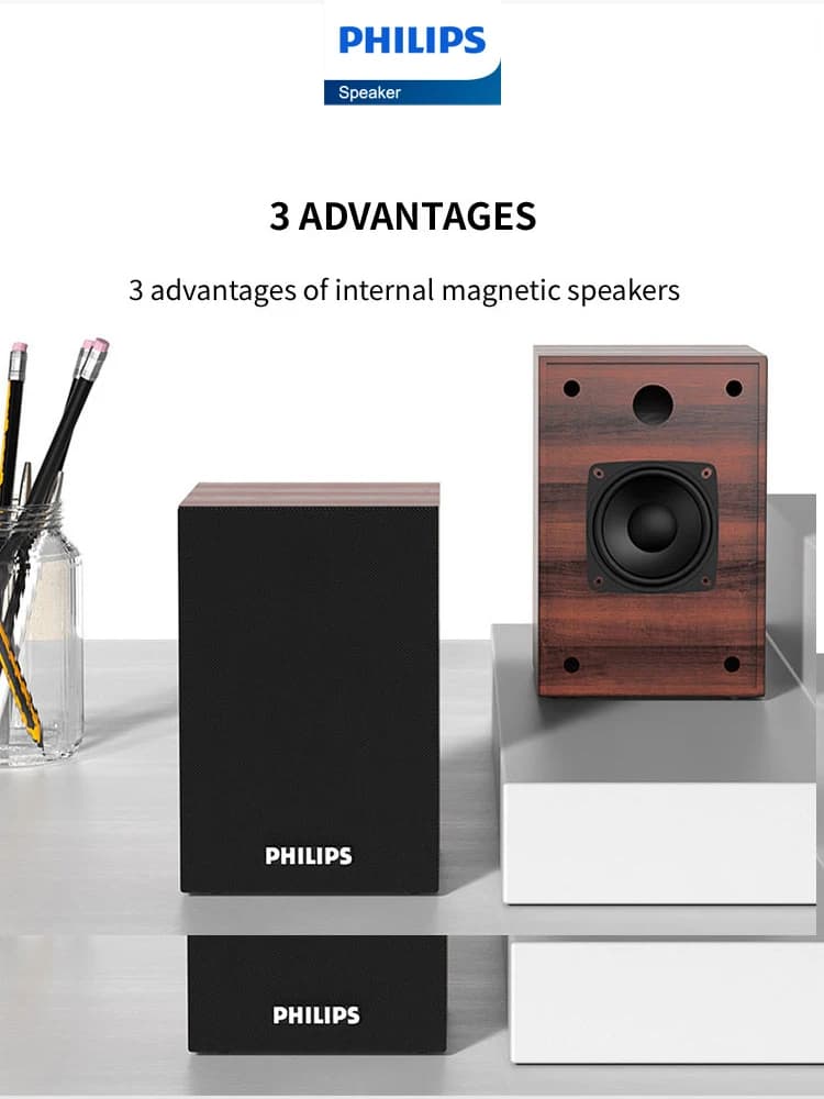 Philips SPA20 Bluetooth Speakers Outdoor Loudspeaker Music Player HiFi Stereo Sound Subwoofer for Computer Desktop Mobile Phone - 5