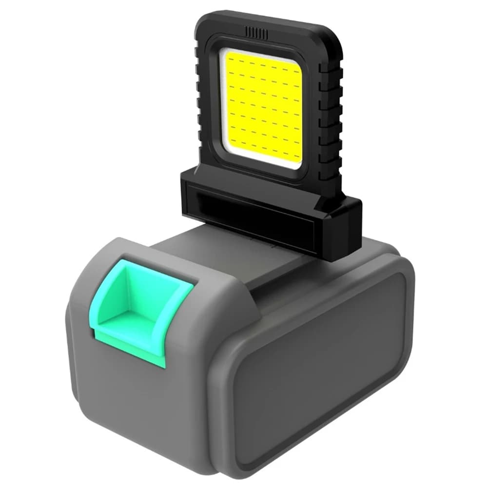 1pc LED Light 14W LED Camping Lantern Mini Pocket Work Light Adjustable Battery Interface Power Tool Light - 2